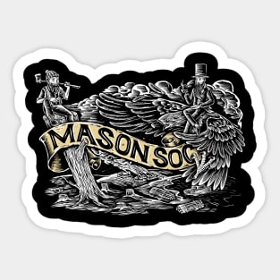 Mason Propaganda Sticker